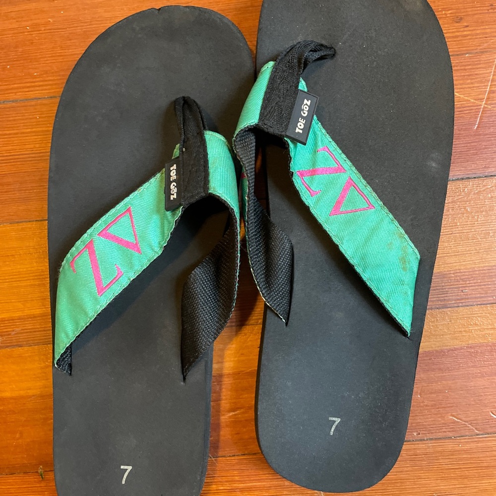 DZ Delta Zeta Foam Flipflop